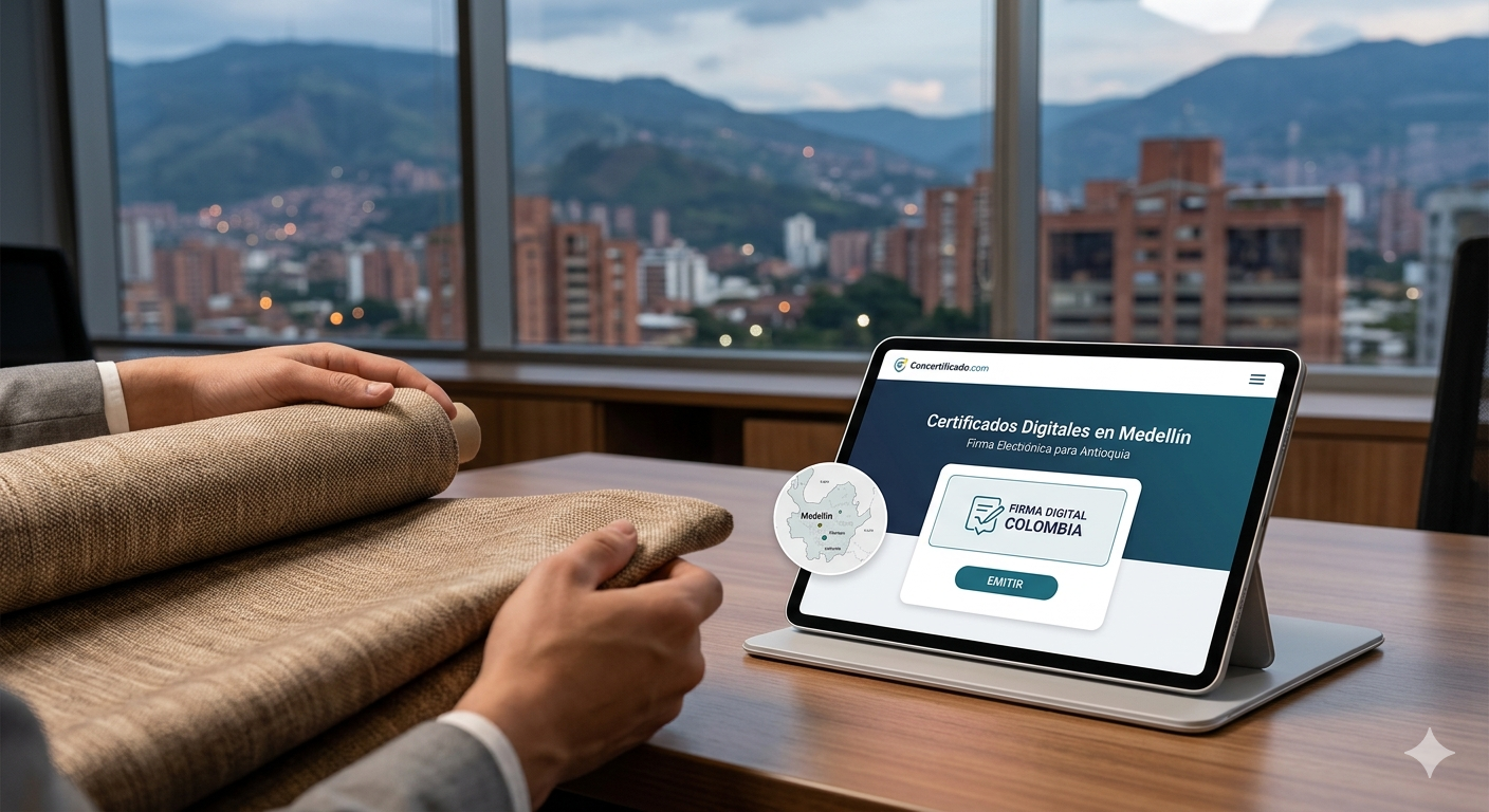 Certificados Digitales en Medellín: Impulsando la Transformación de Empresas Textileras y Emprendedores en Antioquia